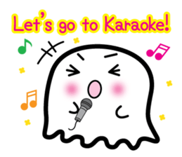 This is a pretty ghost called YOCCHI 8 sticker #4185643