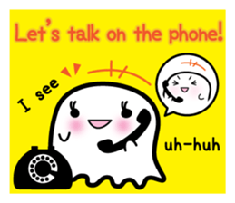 This is a pretty ghost called YOCCHI 8 sticker #4185646
