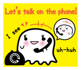 This is a pretty ghost called YOCCHI 8 sticker #4185646