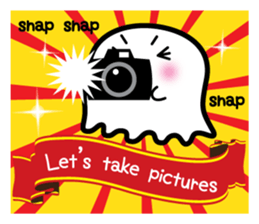 This is a pretty ghost called YOCCHI 8 sticker #4185649