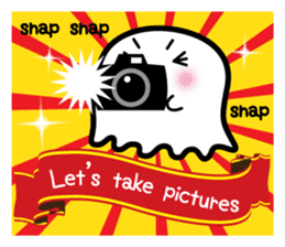 This is a pretty ghost called YOCCHI 8 sticker #4185649
