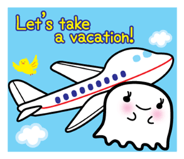 This is a pretty ghost called YOCCHI 8 sticker #4185650