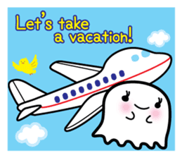 This is a pretty ghost called YOCCHI 8 sticker #4185650