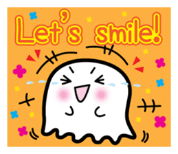 This is a pretty ghost called YOCCHI 8 sticker #4185654