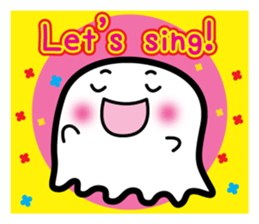 This is a pretty ghost called YOCCHI 8 sticker #4185656