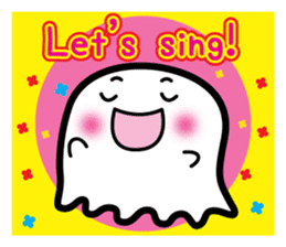 This is a pretty ghost called YOCCHI 8 sticker #4185656