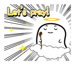 This is a pretty ghost called YOCCHI 8 sticker #4185657