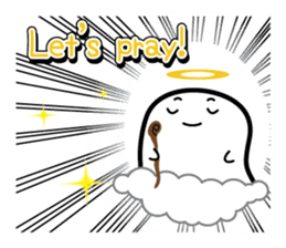 This is a pretty ghost called YOCCHI 8 sticker #4185657