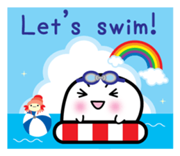 This is a pretty ghost called YOCCHI 8 sticker #4185658