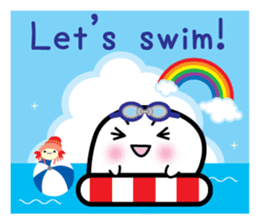 This is a pretty ghost called YOCCHI 8 sticker #4185658