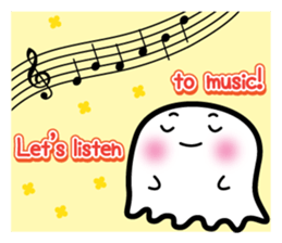 This is a pretty ghost called YOCCHI 8 sticker #4185659