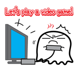 This is a pretty ghost called YOCCHI 8 sticker #4185661