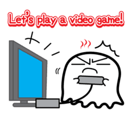 This is a pretty ghost called YOCCHI 8 sticker #4185661