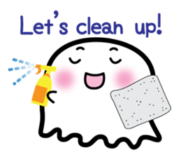 This is a pretty ghost called YOCCHI 8 sticker #4185666