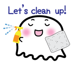 This is a pretty ghost called YOCCHI 8 sticker #4185666