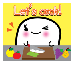 This is a pretty ghost called YOCCHI 8 sticker #4185667