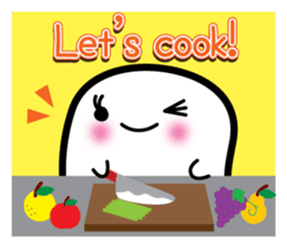 This is a pretty ghost called YOCCHI 8 sticker #4185667