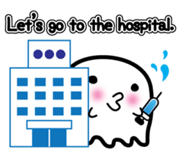 This is a pretty ghost called YOCCHI 8 sticker #4185668