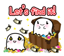 This is a pretty ghost called YOCCHI 8 sticker #4185671