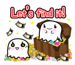 This is a pretty ghost called YOCCHI 8 sticker #4185671