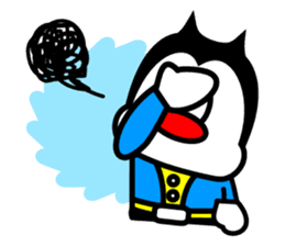 Monsters who love baseball sticker #4185875