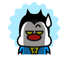 Monsters who love baseball sticker #4185887