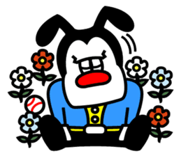 Monsters who love baseball sticker #4185895