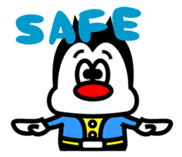 Monsters who love baseball sticker #4185903