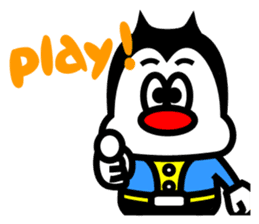 Monsters who love baseball sticker #4185908