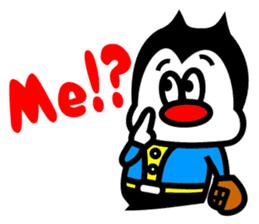 Monsters who love baseball sticker #4185910