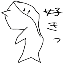 parka CAT SHIRO sticker #4186144