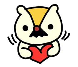 Marmot and his wife sticker #4186269