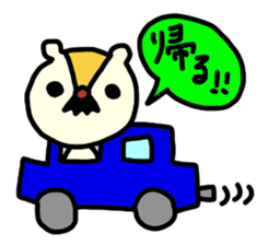 Marmot and his wife sticker #4186278