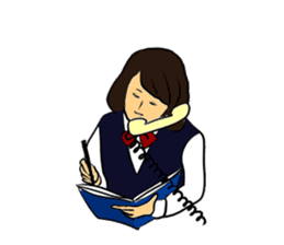 Bank clerk sticker sticker #4186346