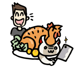 Evil Cat sticker #4186700