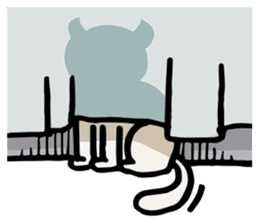 Evil Cat sticker #4186701