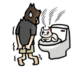 Evil Cat sticker #4186703