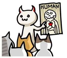 Evil Cat sticker #4186713
