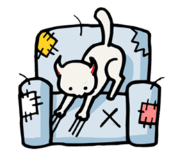 Evil Cat sticker #4186716