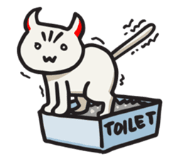 Evil Cat sticker #4186720