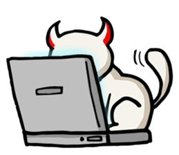 Evil Cat sticker #4186721