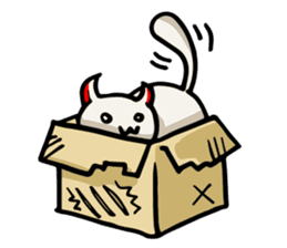 Evil Cat sticker #4186733