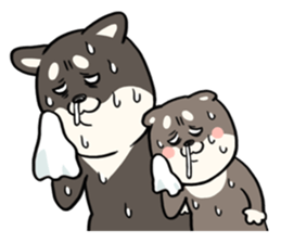 KURO-SHIBA!! sticker #4187102