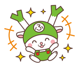 Japanese Yuruchara"Fukkachan" sticker #4187256