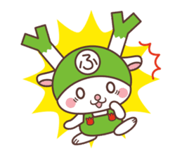 Japanese Yuruchara"Fukkachan" sticker #4187262