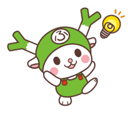 Japanese Yuruchara"Fukkachan" sticker #4187269