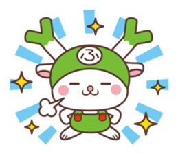 Japanese Yuruchara"Fukkachan" sticker #4187290