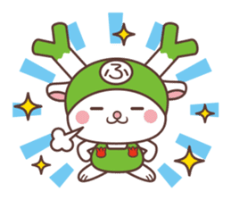 Japanese Yuruchara"Fukkachan" sticker #4187290