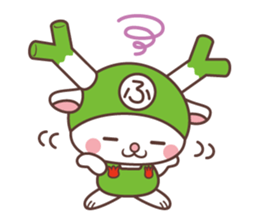 Japanese Yuruchara"Fukkachan" sticker #4187291