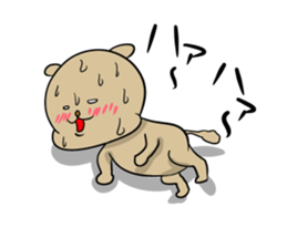 The cute dog.The name is Pochi. sticker #4187419